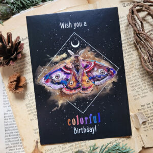 Colorful Birthday </br>Postkarte